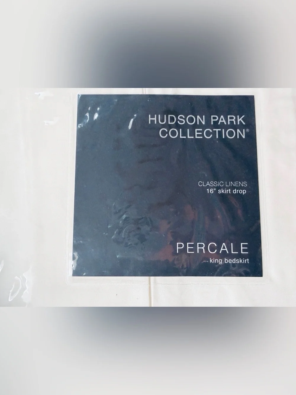 Bloomingdale’s Hudson Park Collection Percale King Bedskirt